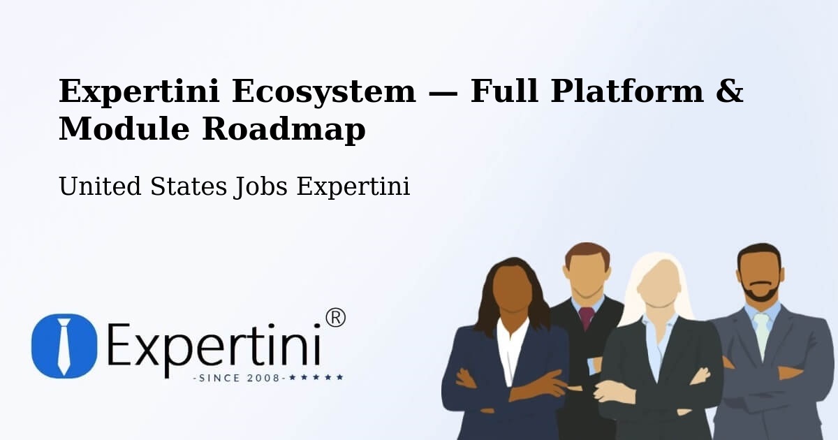 Expertini Ecosystem — Full Platform & Module Roadmap – Benbrook